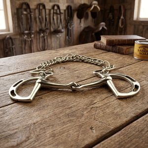 Bridons d'équitation en acier inoxydable de haute qualité, personnalisables, avec embout de mors de type snaffle, logo OEM sur mesure, équipement robuste - Product Image 3