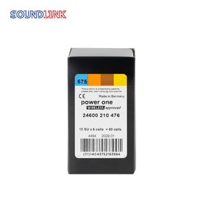 แบตเตอรี่เครื่องช่วยฟัง 60 ชิ้น POWER ONE A675 ซิงค์แอร์ ไร้สาย ได้รับการรับรองมาตรฐาน P675 675A - Product Image 4