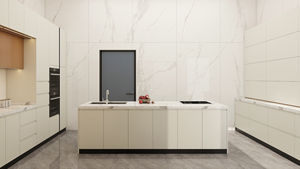 Gabinetes de Cocina Modernos y Sencillos Personalizados, Estilo Moderno, Estándar E1, Tablero de Partículas, Acabado en Melamina y Laca - Product Image 5