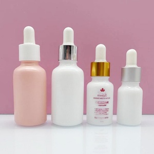 White Ceramic Glass <b>Dropper</b> <b>Bottle</b> 15ml 30ml Essential Oil Pipette Elegant Glass <b>Bottles</b> for Oils - Product Image 1