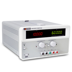 แหล่งจ่ายไฟแบบเชิงเส้นช่องเดียว แรงดันสูง 60V 10A 600W พร้อมจอแสดงผล 1mA สำหรับใช้งานในอุตสาหกรรม รองรับไฟเข้า 220V/110V - Product Image 1