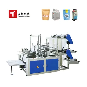 중국 Tianyue 380V/220V 자동 LDPE HDPE Pp 플라스틱 짠 자루 가방 생분해 성 비닐 가방 만들기 기계