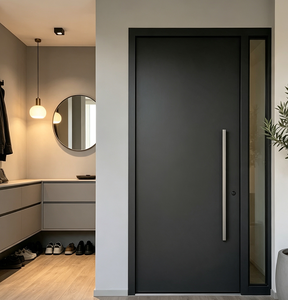 Qifan minimalist Steel Security Door Interior Side Opening Finished Surface Sound Insulation Office Building Use - Product Image 2