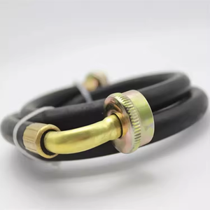 Manguera de Entrada para Lavadora de Goma Negra Sólida Flexible con Conector de Codo Hembra de 90 Grados, Suministro de Fábrica - Product Image 3