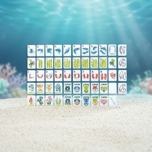 <strong>Alaska</strong> <strong>Mountain</strong> Nature &amp; Wildlife American Mahjong 160 Tiles Acrylic Big Sky Wilderness Fish Antler Luxury Lodge Gift - Product Image 1