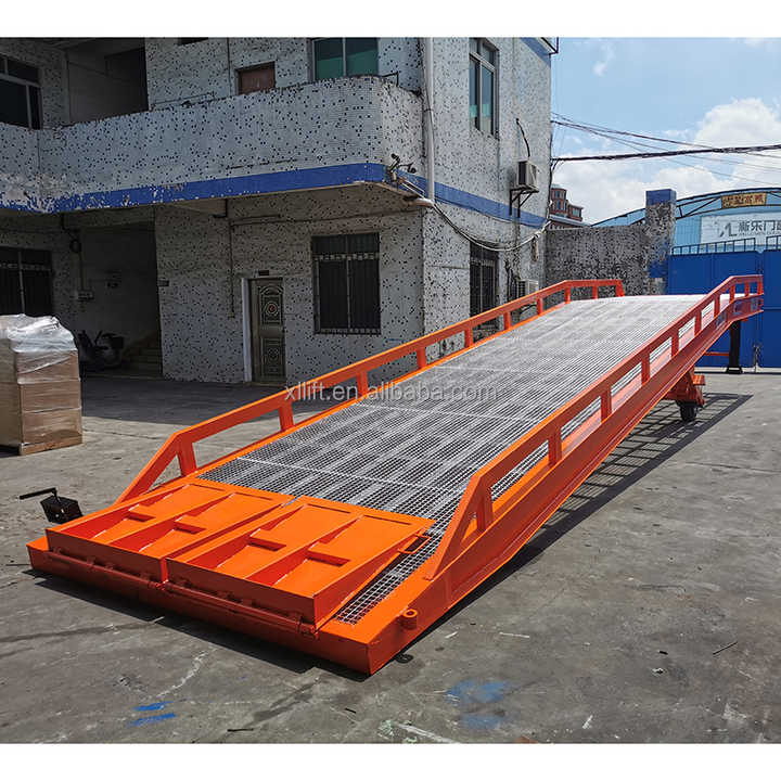6-15t Movable Hydraulic Movable Loading Ramp Equipment Of Cargo Loading ...