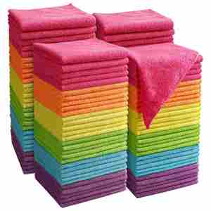 Chiffon en microfibre épaissi écologique très absorbant pour le nettoyage de la cuisine et des voitures, serviette de récurage, torchon de vaisselle, longueur 30 cm - Product Image 1