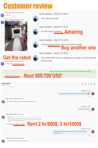 New xách tay 32 inch màn hình lớn đám cưới Robot nhiếp ảnh gia điều khiển từ xa di động Robot Photo Booth máy - Product Image 6