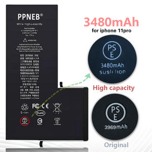 <span class=keywords><strong>แบ</strong></span><span class=keywords><strong>ต</strong></span>เตอรี่มือถือ3480mAh 0รอบแบตเตอรี่ความจุสูงสำหรับแบตเตอรี่ <span class=keywords><strong>iPhone</strong></span> <span class=keywords><strong>11</strong></span> <span class=keywords><strong>Pro</strong></span> - Product Image 1