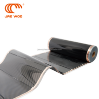 Tapis chauffant électrique au sol système de chauffage par le sol électrique radiant tapis chauffant pour chambre à coucher avec thermostat
