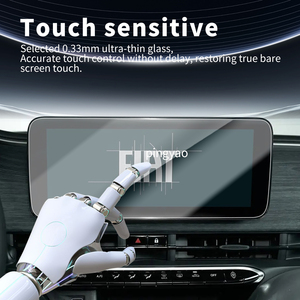 Adesivi per Auto Pellicola Protettiva in Vetro Temperato per Schermo Pannello Digitale Carplay per Veicolo <span class=keywords><strong>Fiat</strong></span> Abarth 500e 2025 Accessori - Product Image 3