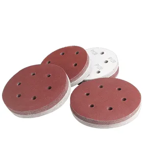 More durable polishing 40grit sanding disc red colour material ceramic fibre sanding disc polishing metal surface