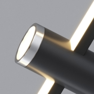 Lámpara Colgante de Acero Inoxidable Dorado, Rectangular Larga, LED 3500K Blanco Cálido, E26, Altura Ajustable, para Techo de Cocina, 5 Años de Garantía - Product Image 4