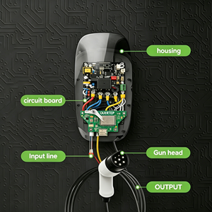 EV Charging Station 7-22kW Factory Direct Supply <b>Adjustable</b> Current OCPP RFID APP NACS J1772 Wallbox Home Commercial Garage - Product Image 3