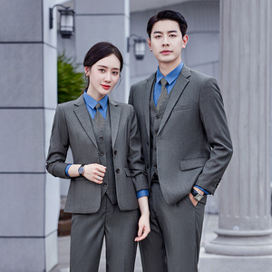 Ensemble de costume unisexe pour enseignant - Tenue professionnelle, noir pour la vente immobilière, vêtements formels, uniforme bancaire - Product Image 3