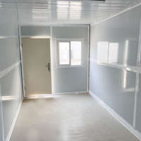 Conteneur préfabriqué personnalisé en usine pour entrepôt extérieur, atelier, jardin, abri de jardin, abri de voiture, garage, abri de maison avec porte à roulettes