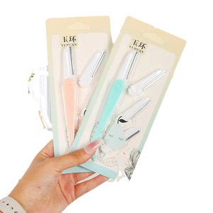 Yuhuan Manual Hair Removal <b>Razor</b> Stainless Steel <b>Blade</b> For Bikini Underarm Leg Shaving Mixed Color Plastic Handle - Product Image 5