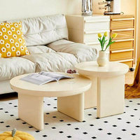 Table basse d'angle en bois moderne italienne Wisemax Rosegia pour salon, maison, hôtel