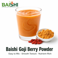 Natuurlijk gesproeid gedroogd Goji fruit Wolfberry poeder EU Biologisch Hoogwaardig Gezond Superfood Direct oplosbaar in water Rood Bulk