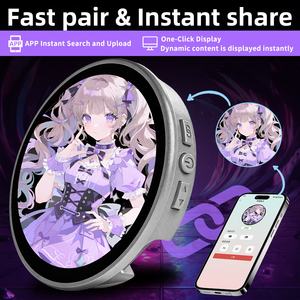 Insignia Electrónica Inteligente con 4 Niveles de Brillo, Modo de Espera Siempre Encendido, Efectos de Luz Animados para Fans de Ídolos, Amantes del ACG, Regalo para Uso Diario - Product Image 2