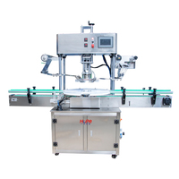 Machine de scellage automatique électrique Hopefly pour bouteilles PET, bocaux et conteneurs en plastique avec découpe de feuille d'aluminium à moteur