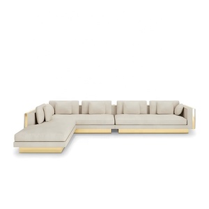 Juego de sofá Seccional de terciopelo de lujo Modular personalizado <span class=keywords><strong>Boca</strong></span> Do Lobo diseño de Río Lapiaz para hoteles de alta gama Villas sala de estar - Product Image 6