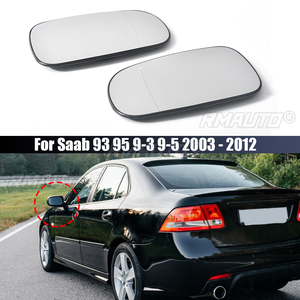 Cristal de espejo retrovisor lateral convexo con calefacción para Saab 9-5 9-3 YS3F YS3E 2002 - 2012 - Product Image 1