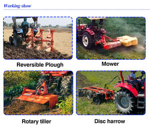 자동 펌프가 장착 된 LANSU 100HP 4X4 가든 트랙터 Yuchai 엔진 및 농업 및 농업용 베어링이있는 기어 박스 4WD - Product Image 5