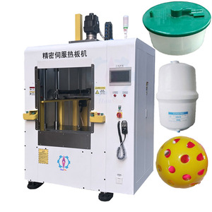 Machine de soudage à plaque chauffante de précision à servomoteur, <span class=keywords><strong>soudeuse</strong></span> thermoplastique à fusion à chaud pour l'étanchéité des bouchons de pression des réservoirs d'eau et d'huile de filtres RO - Product Image 1