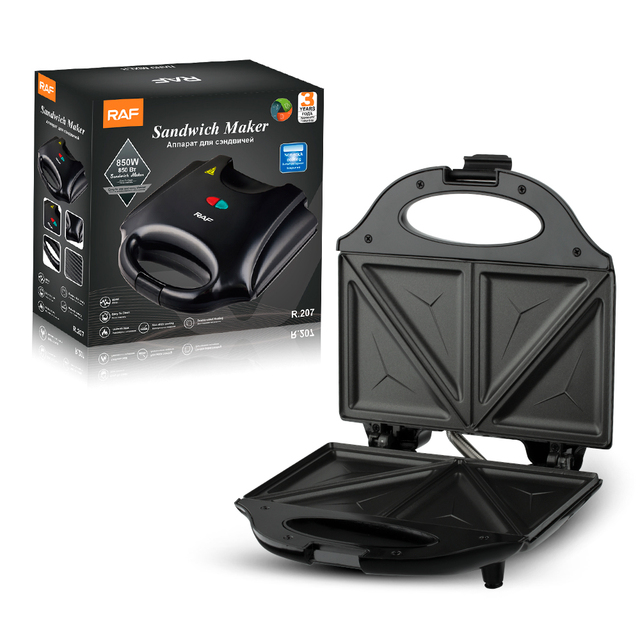 Factory Hot Home 2 Slices Non-Stick Toaster Sandwich Grill Panini Press Sandwich Maker Waffle Maker