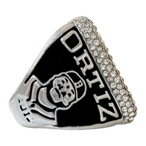 Anello in Lega con Gemme di Alta Qualità dei Campioni MLB 2013 dei Boston Red Sox con Certificazione CMA - Vendita all'Ingrosso Transfrontaliera - Product Image 5