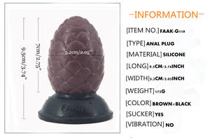 Einzigartiges Design FAAK-G119 Silikon Tannenzapfen <span class=keywords><strong>Anal</strong></span> Plug Silikon Dildo realistisch für <span class=keywords><strong>anal</strong></span> sexuelles Vergnügen - Product Image 3