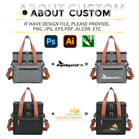 IDEA GIFT Best Seller Sac isotherme double couche, sac isotherme portable, grande capacité, sac à lunch isotherme avec logo