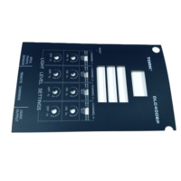 China Factory Price MBR Brand DIY Keypad Keyboard Instrument Cluster Faceplates Membrane Switch Keypad Graphic Overlay for