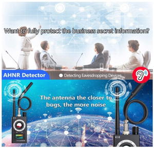 Détecteur d'insectes audio K18 1MHz-6.5GHz Signal GPS Tracker RF Détecter le détecteur anti-<span class=keywords><strong>espion</strong></span> sans fil pour protéger la vie privée Détecteur d'insectes - Product Image 4