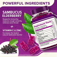 Prix d'usine Gummies aux baies d'églantier Natures for Adults Emergen pour enfants et adultes avec zinc et vitamine C