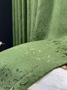 Rideaux Jacquard Modernes de Luxe à Motifs Floraux Haute Occultation, Disponibles en Plusieurs Couleurs pour Salon et Chambre à Coucher - Product Image 2