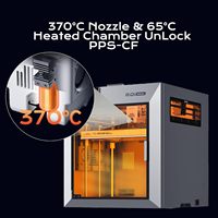Imprimante 3D FDM grand format QIDI Max4, vitesse élevée 800 mm/s, volume d'impression 390x390x340 mm, 370 ° C Hotend CoreXY
