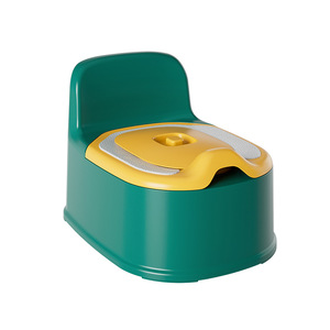 Baby <b>Potty</b> <b>Training</b> Seat For 6-36 Months Toddler With Non Slip Design Green Yellow Color PP Material - Product Image 5