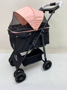 Poussette pliable <span class=keywords><strong>pour</strong></span> animaux de compagnie, chariot portable d'extérieur <span class=keywords><strong>pour</strong></span> chats, chiens de petite et moyenne taille, chariot de voyage <span class=keywords><strong>pour</strong></span> animaux - Product Image 2