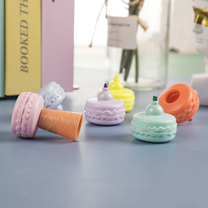 Wholesale <strong>Factory</strong> Macaroon Shape Cheap Price Colorful Child Mini Highlighter <strong>Marker</strong> Pen - Product Image 6