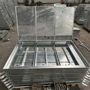 Caillebotis en acier galvanisé pour trottoir en béton avec cadre pour drain latéral de route/<span class=keywords><strong>couvercle</strong></span> de <span class=keywords><strong>puisard</strong></span> LTA de Singapour - Product Image 3