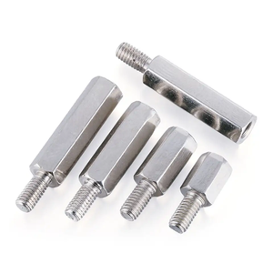 Separador Hexagonal de Acero al Carbono Galvanizado en Zinc, Mecanizado por <span class=keywords><strong>CNC</strong></span>, con Rosca a la Derecha, Multiusos - Product Image 5