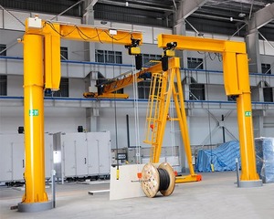 เครนจิ๊บติดเสา 5 ตัน ระยะ 6 เมตร พร้อมมอเตอร์เกียร์สำหรับงานก่อสร้าง - Product Image 5