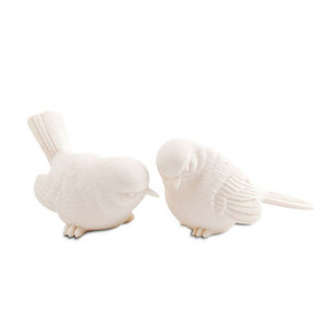 Figuritas cardinales, figuras de estatua de pájaro rojo de resina para decoración navideña y estacional - Product Image 3