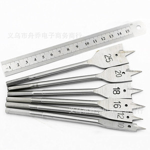 Forets plats pour bois DZT/Dongzhe 10 12 16 18 20 25 mm en acier à haute teneur en carbone pour le travail du bois - Product Image 4