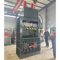Presse à balles hydraulique compacte pour carton, fibres de sisal, déchets, seaux à peinture et machine à aplatir les seaux