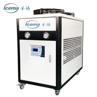 Refroidisseur d'eau industriel Commercial 120L R220/R404A/R507, Machine de refroidissement pour l'impression/médical/soudure/emballage