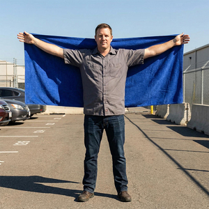 Hecho en China, <span class=keywords><strong>Toalla</strong></span> Nano de 60*180CM, Tejido Delicado y Felpa, <span class=keywords><strong>Toalla</strong></span> Absorbente de Gran Tamaño para Lavado de Autos - Product Image 2