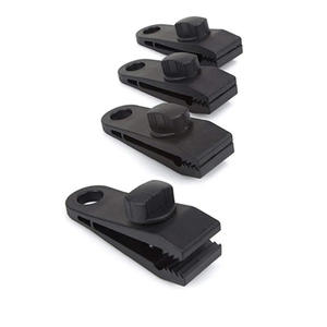 Autres clips de fixation en spirale pour tentes, 10 pièces, clips de fixation pour bâche extérieure renforcés en nylon avec ensemble de boules élastiques pour tentes et auvents - Product Image 2